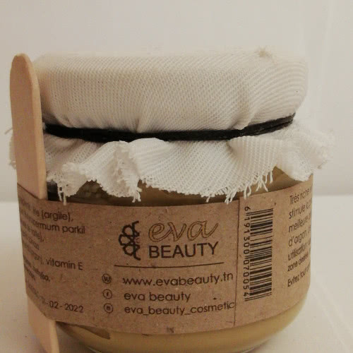 Маска для лица yellow clay & argan oil Eva Beauty 130 g