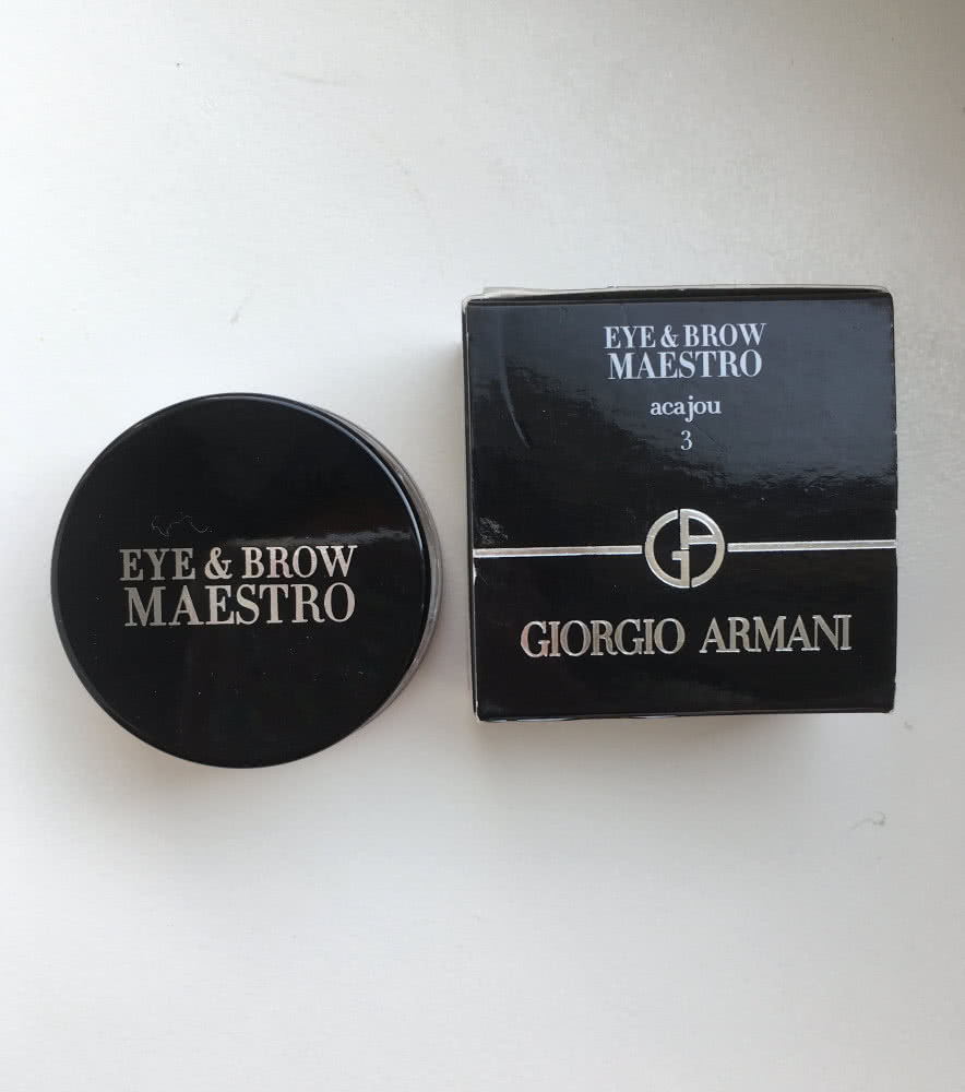 Armani Eye &Brow Maestro Новая гелевая  подводка для глаз и бровей #3 acajou