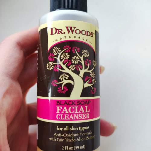 Очищающее средство для умывания dr woods black soap
