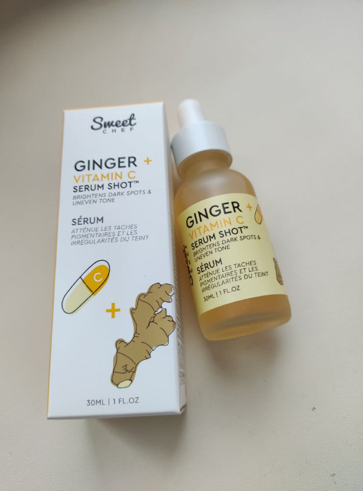 Сыворотка для осветления кожи Sweet Chef Ginger + Vitamin C Serum Shot