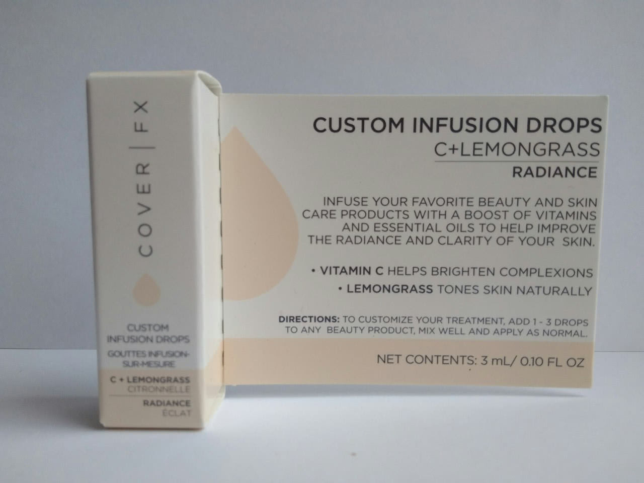 Cover FX Custom Infusion Drops "C + Lemongrass - Radiance"