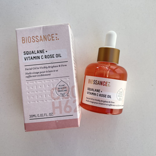 Масло для лица Biossance Squalane and Vitamin C Rose Oil