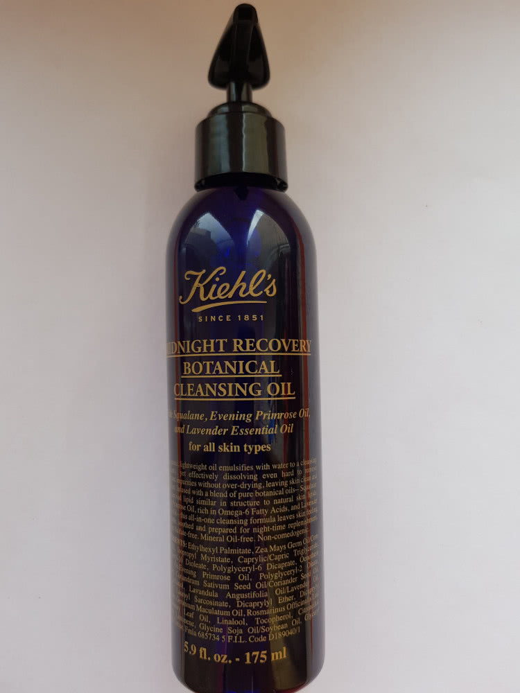 KIEHL'S Масло для снятия макияжа и очищения кожи лица Midnight Recovery Botanical Cleansing Oil, Новое!