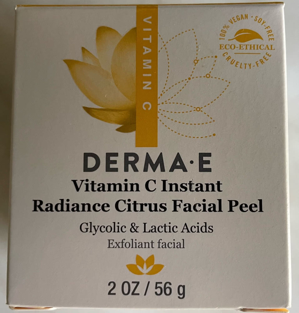 Derma E, Растворимый сияющий цитрусовый пилинг для лица с витамином C, 2 унц. (56 г)