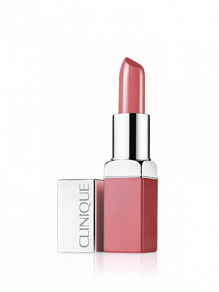 Clinique Pop Lip Colour + Primer Rouge Intense + Base 01 Nude Pop, 1 проба, Миниатюра 2,3
