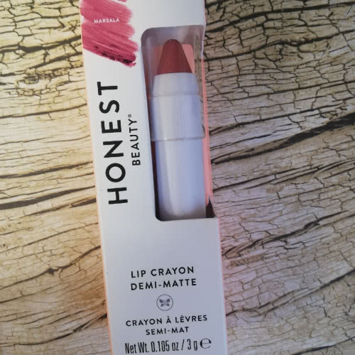 Honest Beauty Lip Crayon-Demi Matte Marsala