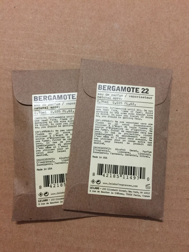 Le Labo Eau De Parfum Bergamote 22