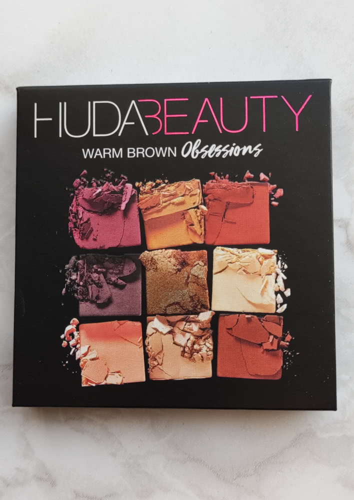 Huda Beauty Warm Browns Obsessions палетка теней