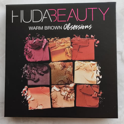 Huda Beauty Warm Browns Obsessions палетка теней